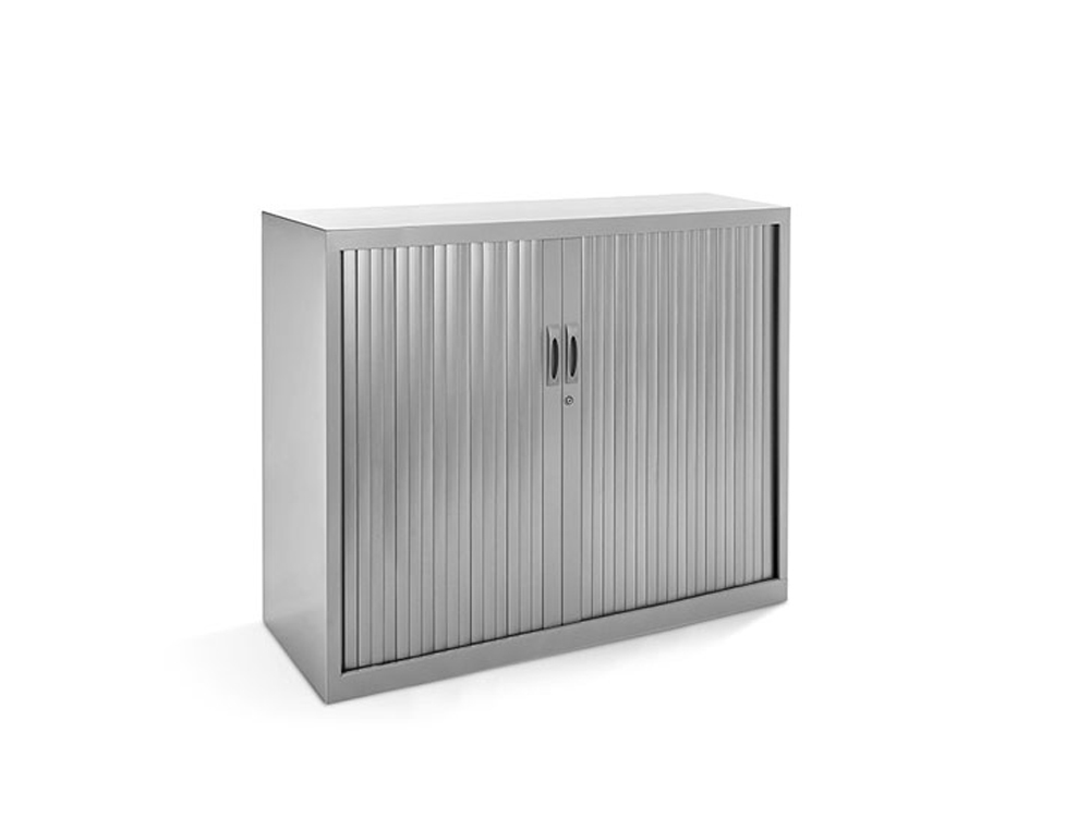 ARMARIO METALICO ROCADA DOS PUERTAS TIPO PERSIANA INCLUYE DOS BALDA SERIE STORE 120X105X45 CM ACABADO AC00