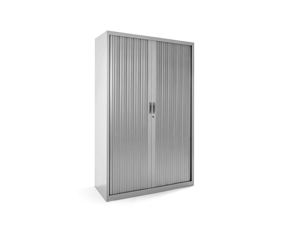 ARMARIO METALICO ROCADA DOS PUERTAS TIPO PERSIANA INCLUYE CUATRO BALDA SERIE STORE 120X198X45 CM ACABADO AC00