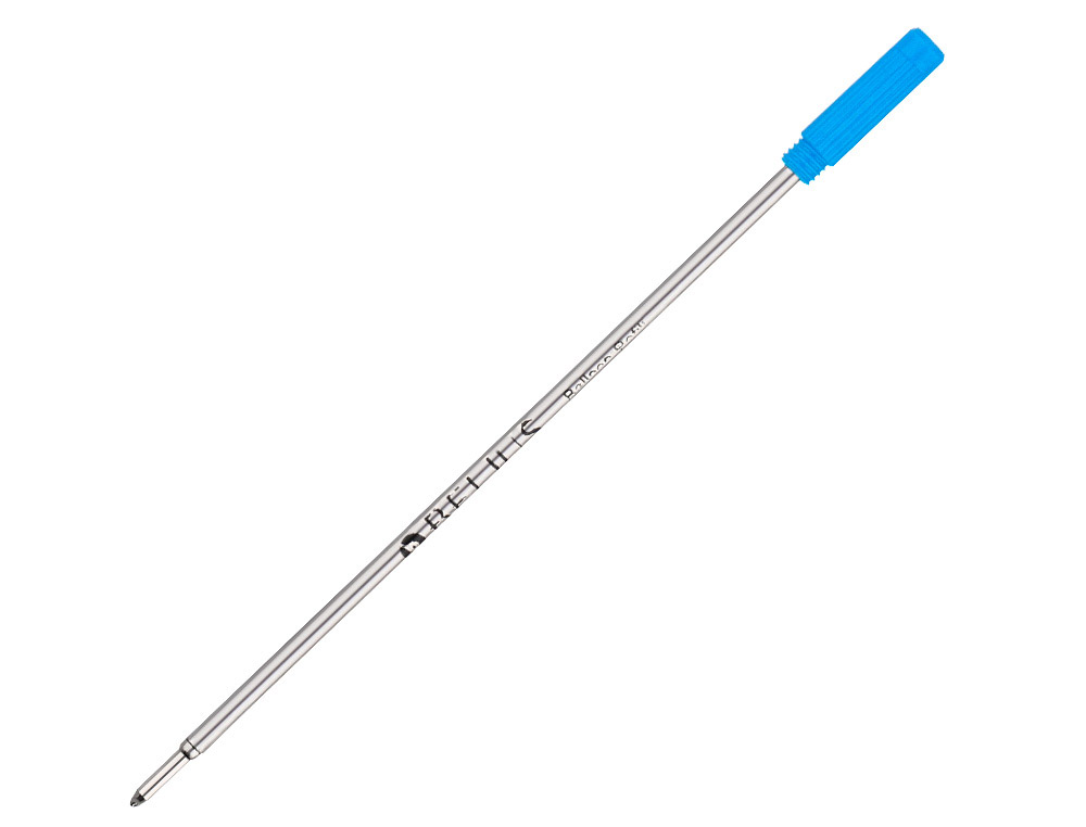 RECAMBIO BOLIGRAFO BELIUS CON ROSCA AZUL CAJA 3 UNIDADES