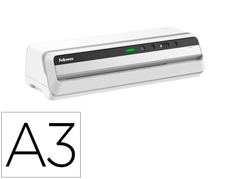 PLASTIFICADORA FELLOWES JUPITER LX A3 SISTEMA ANTIATASCO 6 RODILLOS HASTA 250 MICRAS