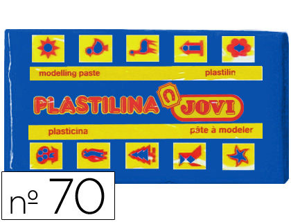 PLASTILINA JOVI 70 AZUL OSCURO -UNIDAD TAMAO PEQUEO