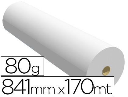 PAPEL REPROGRAFIA PPC PARA PLANOS 841X170MT 80GR