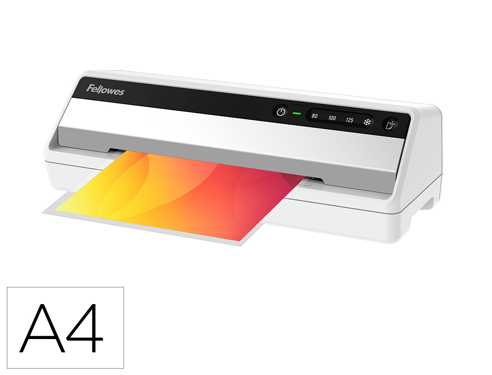 PLASTIFICADORA FELLOWES SATURN 3I DIN A4 2 RODILLOS SISTEMA ANTIATASCO HASTA 125 MICRAS