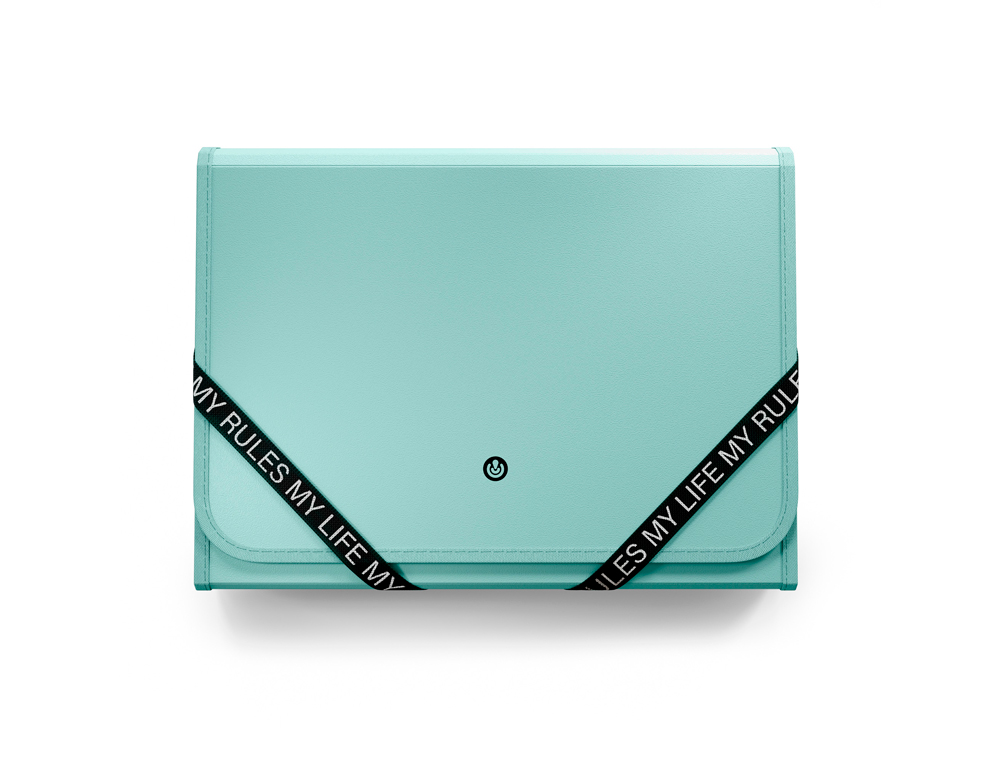 CARPETA CARCHIVO MY RULES CLASIFICADORA ACORDEON 13 DEPARTAMENTOS POLIPROPILENO CON GOMAS FOLIO COLOR VERDE